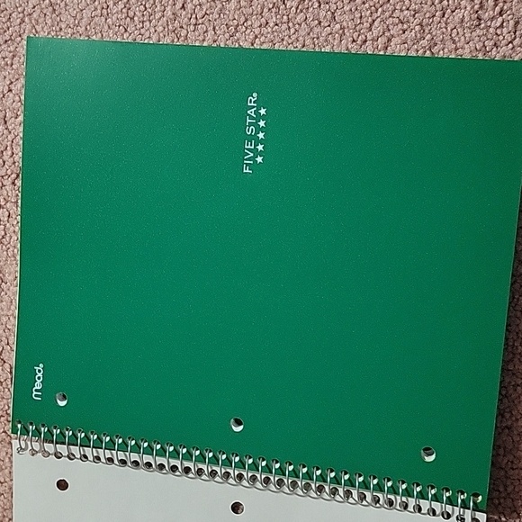 Five Star College Ruled Notebook - Picture 3 of 5